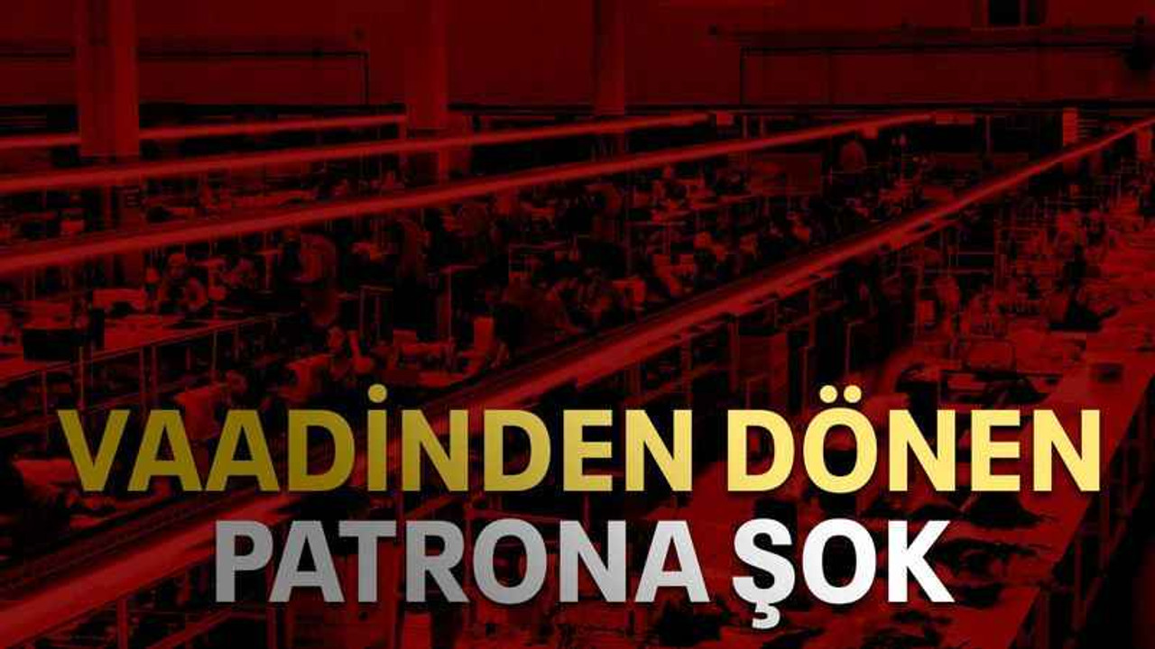 Vaadinden dönen patrona şok